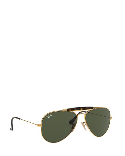 Ray-Ban Green Outdoorsman Ii Aviator Frame Sunglasses for men