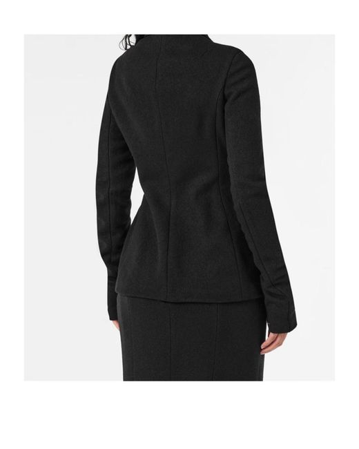 Dolce & Gabbana Black Structured Single-Breasted Blazer
