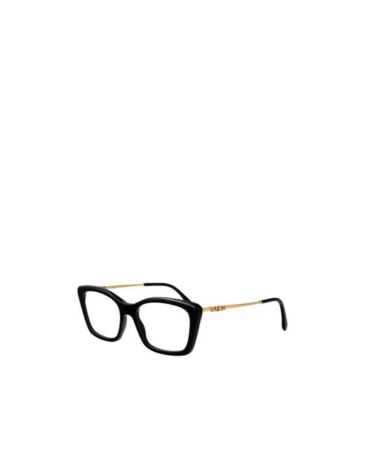 Fendi White Eyewear Rectangular Frame Glasses