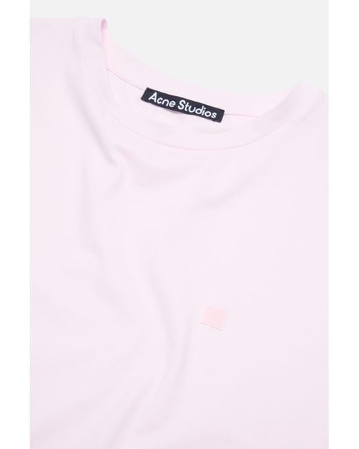 Acne Pink Regular Fit T-Shirt for men