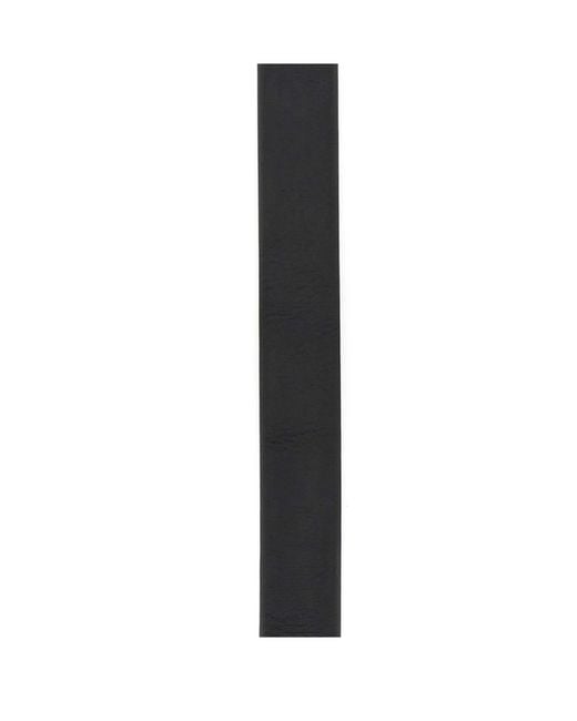 DSquared² Black Logo Plaque Buckle Belt