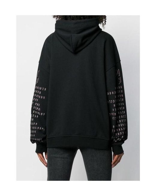 McQ Alexander McQueen Black Logo Printed Hoodie