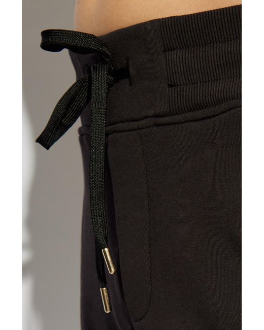Versace Jeans Black Couture Logo Jogger Pants for men