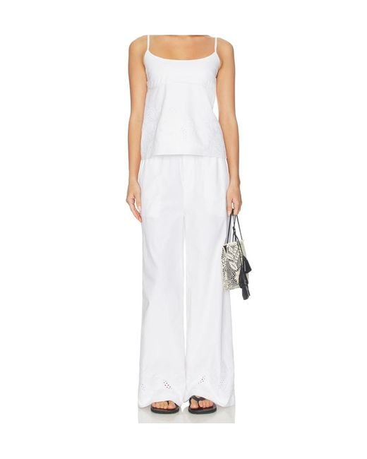 Rag & Bone White Drawstring Casual Pants