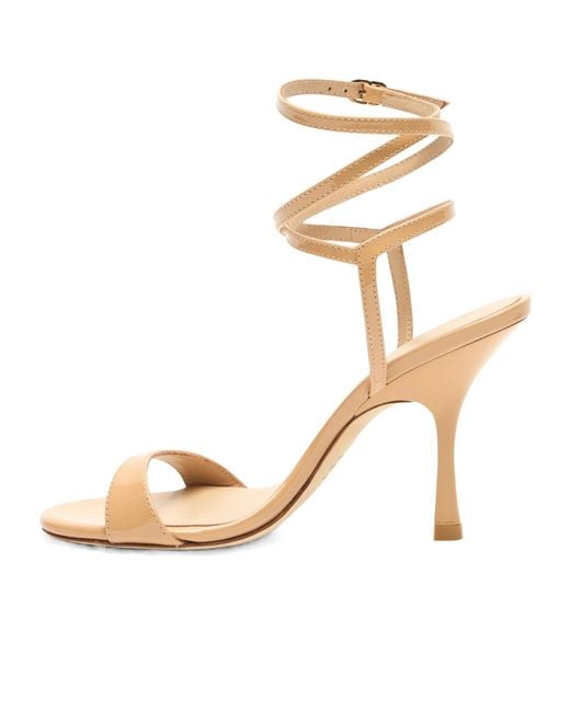 Stuart Weitzman Metallic Nudist Wrap 100