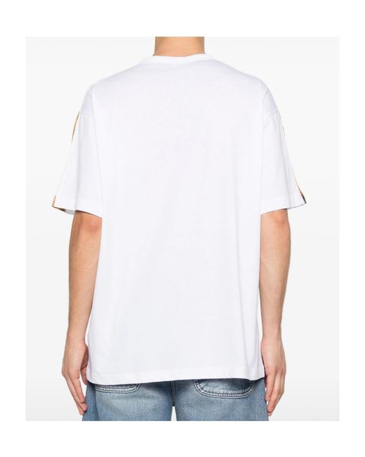 Versace Jeans White Chest-Pocket T-Shirt for men