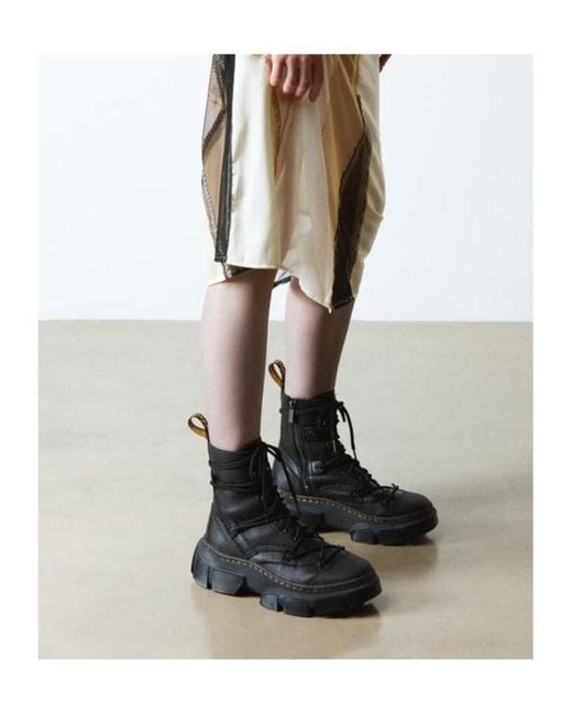 Dr. Martens Black Leather Boots for men