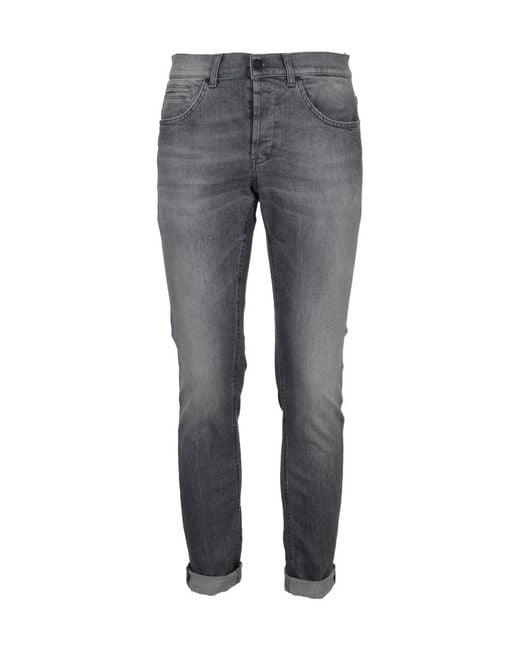 Dondup Gray Slim Fit Jeans for men
