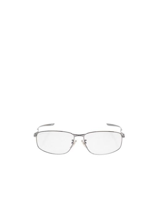 Balenciaga White Eyewear Monday D Frame Sunglasses for men