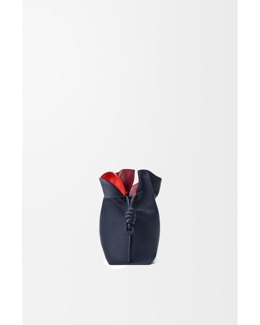 Loewe Blue Medium Layered Flamenco Clutch