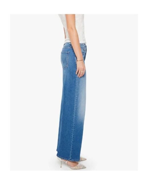 Mother Blue The Rerun Sneak Jeans