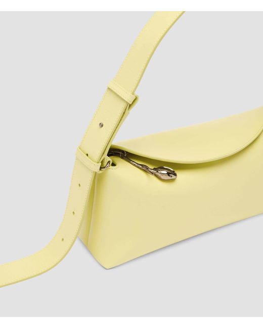 Erdem Metallic East West Bloom Shoulder Bag