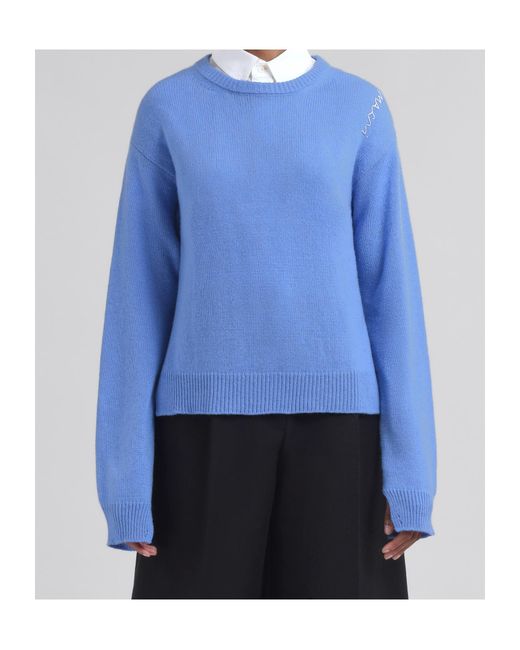Marni Blue Cashmere Sweater