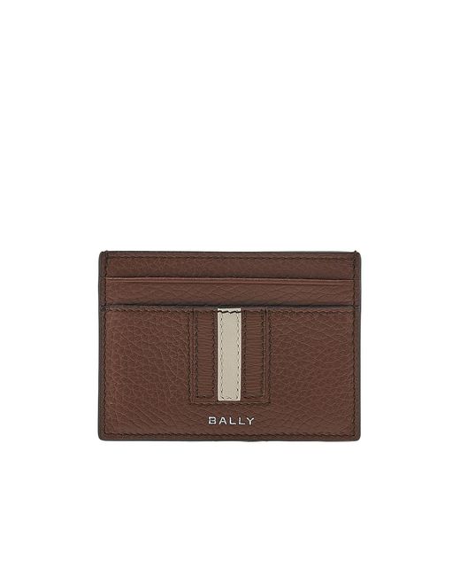 Bally Brown Rectangular Clip for men