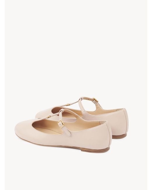 Chloé Pink Chloé Marcie Ballet Flats