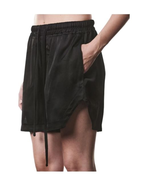 Thom Krom Blue Drawstring Shorts