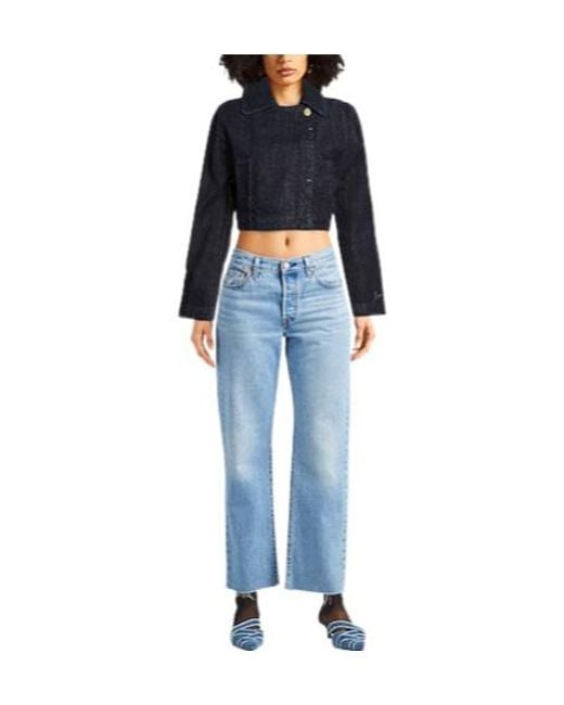 Jacquemus Blue Dark Denim Jacket