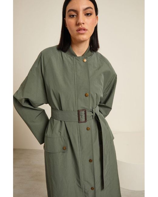 Weekend by Maxmara Green Diamond Quilted Alcool Jacket