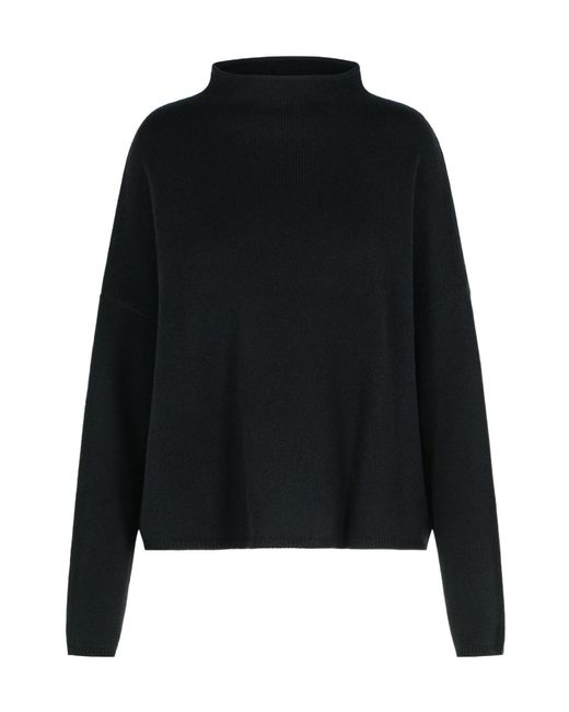 Lisa Yang Black Sandy Boat-Neck Knitted Sweater