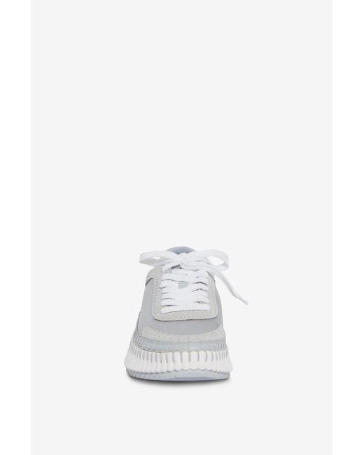 Chloé Gray Chloé Nama Sneakers