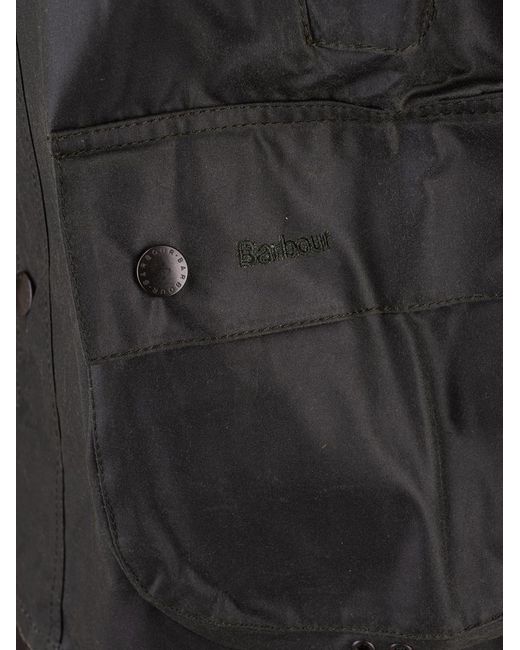 Barbour Black Bedale Wax Jacket for men