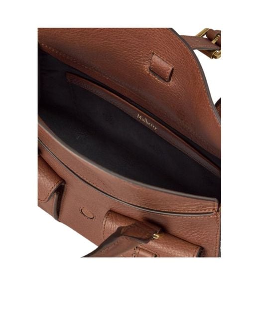 Mulberry Brown Mini Roxanne Top Handle Bag