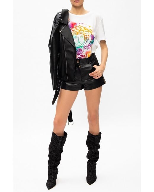 Versace White Medusa-Motif T-Shirt