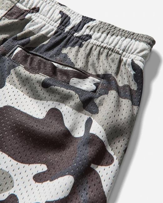Stussy Gray Wide-Leg Shorts for men