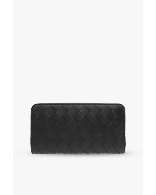 Bottega Veneta Black Logo Wallet for men