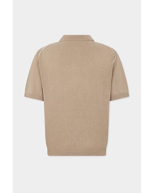 DSquared² Natural Logo Patch Pocket Polo Shirt for men