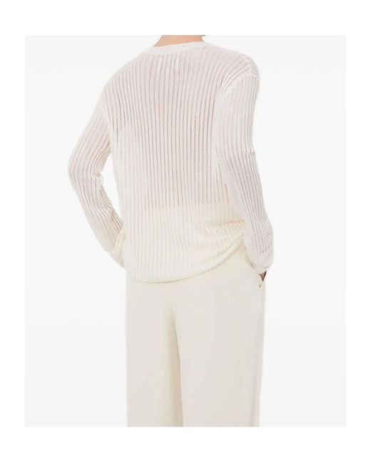 Loulou de Saison White Hedora Knitted Sweater