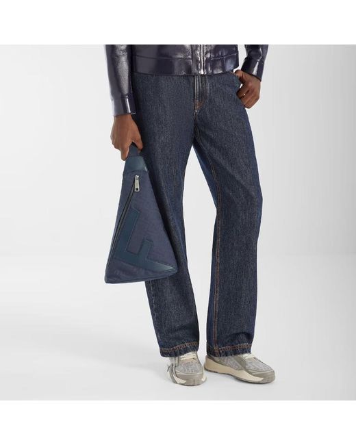 Fendi Gray Flow Lace-Up Trainers for men