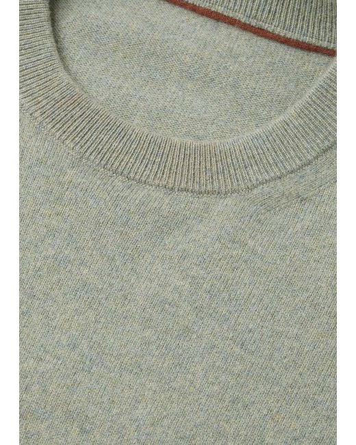 Loro Piana Gray Classic Crewneck for men