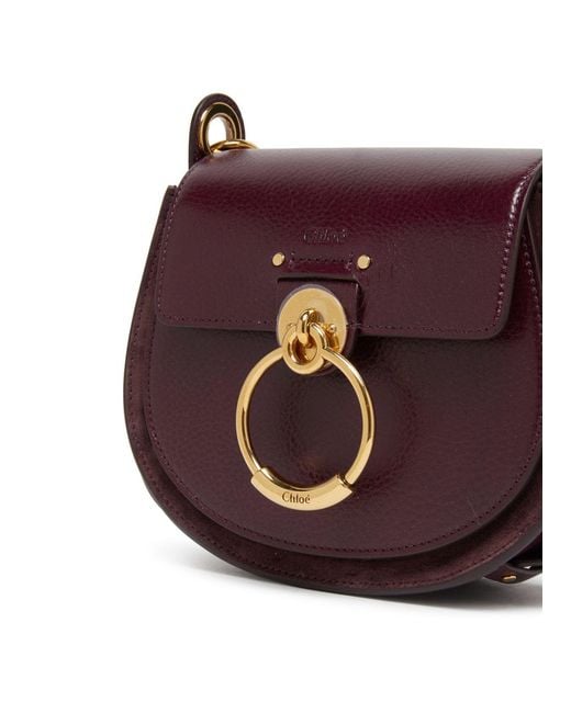 Chloé Purple Logo Shoulder Bag