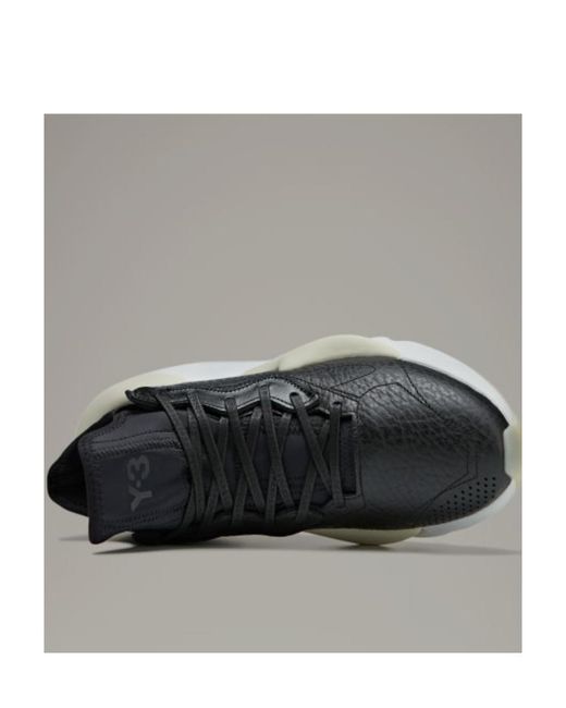 Y-3 Black Lace Up Sneakers for men