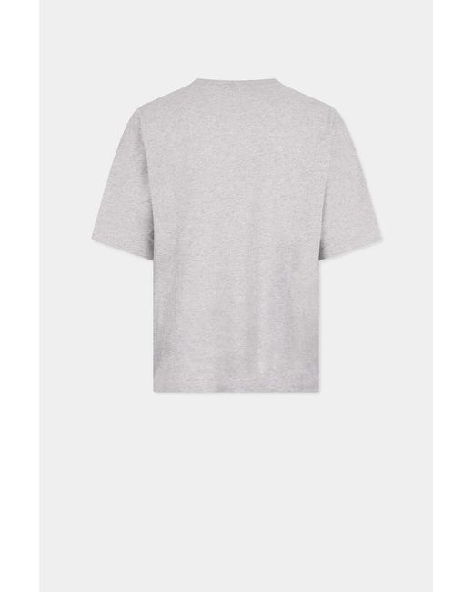 DSquared² White Rider Loose Fit T-Shirt for men