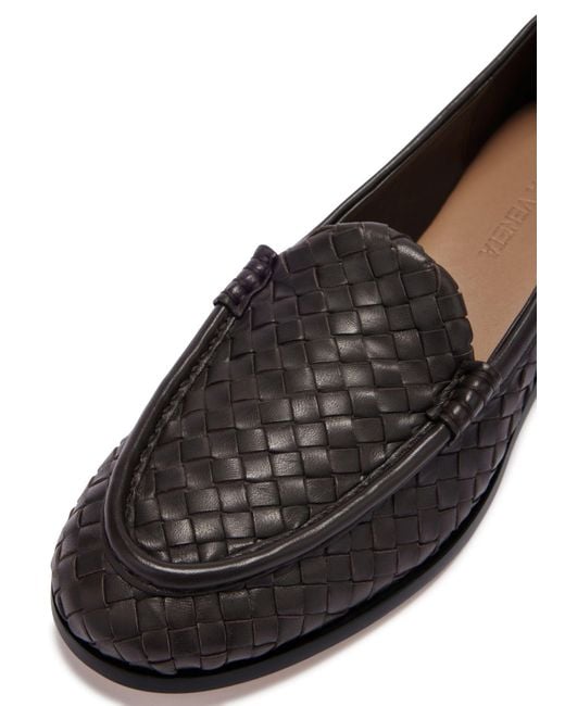 Bottega Veneta Black Solid Color Loafer