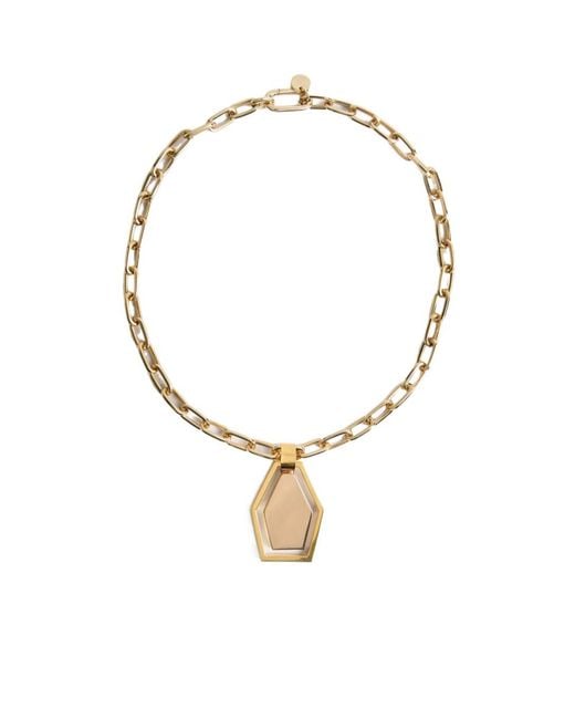 LaDoubleJ White Pendant Necklace