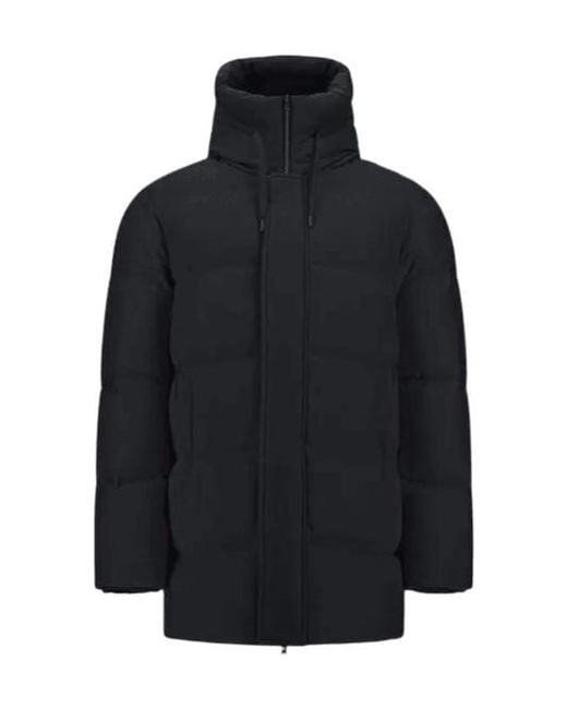 Herno Blue Stand-Collar Down Jacket for men