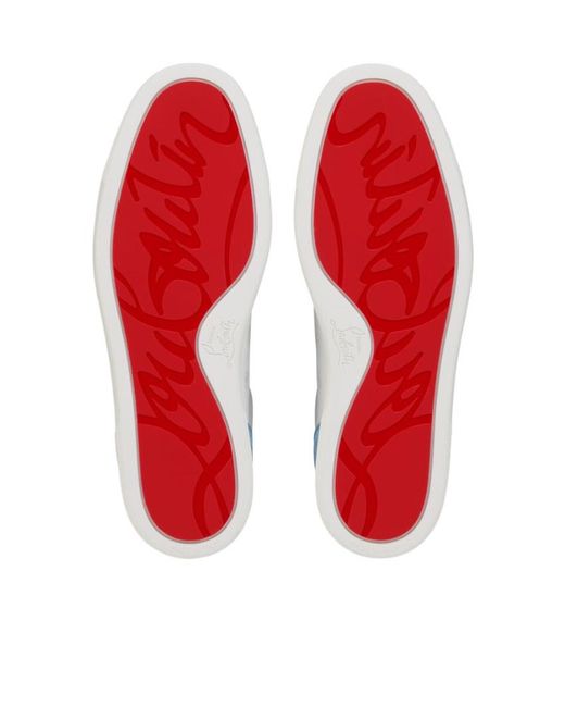 Christian Louboutin White Fun Louis Junior Sneakers for men