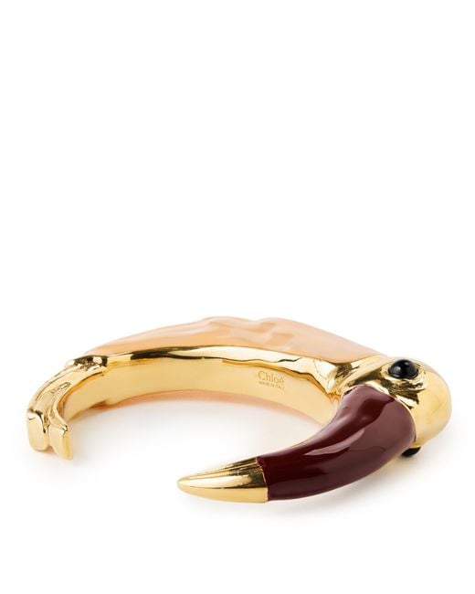 Chloé White Stylish Shaped Bangle