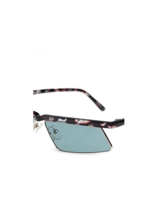The Attico White Full Frame Sunglasses