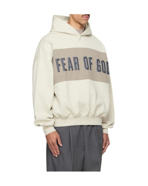 Fear Of God Gray Hoodie for men