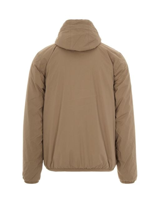 K-Way Brown Le Vrai 4.0 Claude Warm Jacket for men
