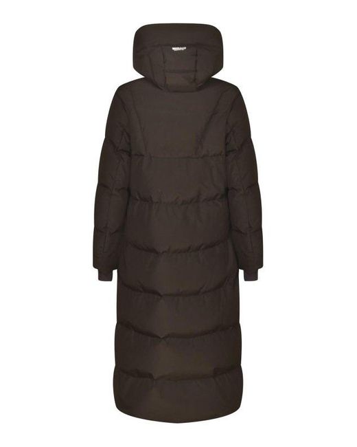 Woolrich Black Hooded Down Jacket