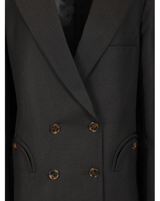 Blazé Milano Black Blazé Milano Alcanara Double Breasted Blazer