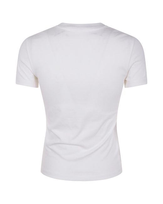 Blumarine White Short-Sleeved T-Shirt