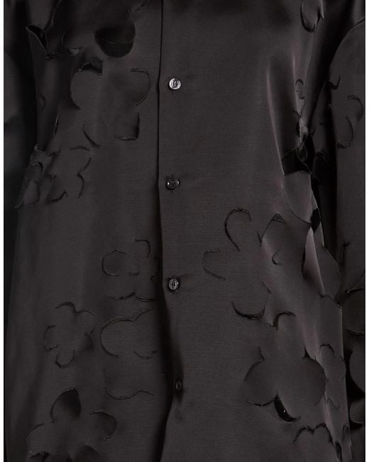 Marni Black Solid Colour Shirts
