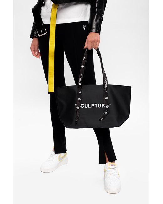 Off-White c/o Virgil Abloh Black Sculpture Tote Bag