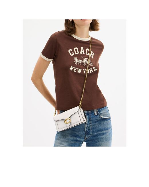COACH Natural Tabby Chain Shoulder Bag